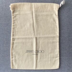 🇮🇹 Jimmy Choo | Luxury Dust Bag 100% Cotton Drawstring bag - Storage Gift